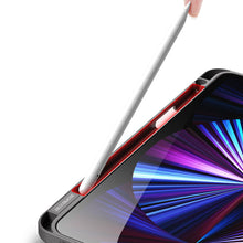 Заредете изображение във визуализатора на галерията – Dux Ducis Magi case for iPad Pro 11 '' 2021/2020/2018 / iPad Air (4th generation) smart cover case with stand and Apple Pencil storage gray - TopMag
