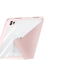 Заредете изображение във визуализатора на галерията – Dux Ducis Magi case for iPad Pro 11 '' 2021/2020/2018 / iPad Air (4th generation) smart cover with stand and Apple Pencil storage pink - TopMag
