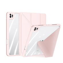 Заредете изображение във визуализатора на галерията – Dux Ducis Magi case for iPad Pro 12.9 '' 2021/2020/2018 smart cover with stand and storage for Apple Pencil pink - TopMag
