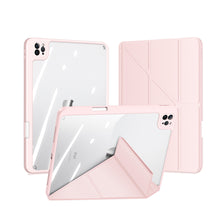 Заредете изображение във визуализатора на галерията – Dux Ducis Magi case for iPad Pro 12.9 '' 2021/2020/2018 smart cover with stand and storage for Apple Pencil pink - TopMag
