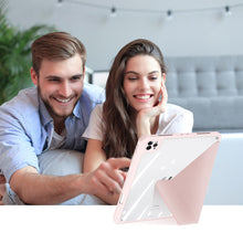 Заредете изображение във визуализатора на галерията – Dux Ducis Magi case for iPad Pro 12.9 '' 2021/2020/2018 smart cover with stand and storage for Apple Pencil pink - TopMag

