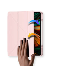Заредете изображение във визуализатора на галерията – Dux Ducis Magi case for iPad Pro 12.9 '' 2021/2020/2018 smart cover with stand and storage for Apple Pencil pink - TopMag
