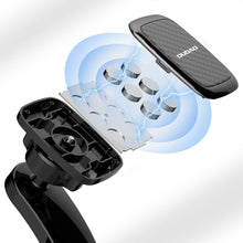 Заредете изображение във визуализатора на галерията – Dudao Magnetic Car Phone Holder Black (F12s) - TopMag
