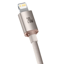Заредете изображение във визуализатора на галерията – Baseus Crystal Shine Series USB Type C cable - Lightning Fast Charging Power Delivery 20W 1.2m pink (CAJY001304) - TopMag
