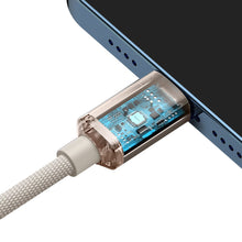 Заредете изображение във визуализатора на галерията – Baseus Crystal Shine Series USB Type C cable - Lightning Fast Charging Power Delivery 20W 1.2m pink (CAJY001304) - TopMag

