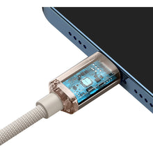 Заредете изображение във визуализатора на галерията – Baseus Crystal Shine Series USB Type C cable - Lightning Fast Charging Power Delivery 20W 2m pink (CAJY001404) - TopMag
