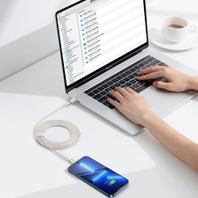 Заредете изображение във визуализатора на галерията – Baseus Crystal Shine Series USB Type C cable - Lightning Fast Charging Power Delivery 20W 2m pink (CAJY001404) - TopMag

