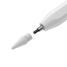Заредете изображение във визуализатора на галерията – Baseus wireless active stylus + replaceable tip white (SXBC020002) - TopMag

