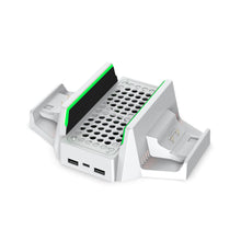 Заредете изображение във визуализатора на галерията – Dobe Multifunctional Docking Station with Cooling for XBOX Series S white (TYX-0663) - TopMag
