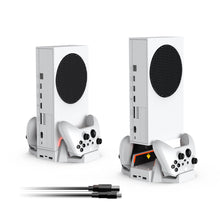 Заредете изображение във визуализатора на галерията – Dobe Multifunctional Docking Station with Cooling for XBOX Series S white (TYX-0663) - TopMag
