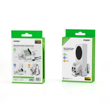 Заредете изображение във визуализатора на галерията – Dobe Multifunctional Docking Station with Cooling for XBOX Series S white (TYX-0663) - TopMag
