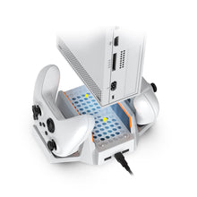 Заредете изображение във визуализатора на галерията – Dobe Multifunctional Docking Station with Cooling for XBOX Series S white (TYX-0663) - TopMag
