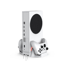 Заредете изображение във визуализатора на галерията – Dobe Multifunctional Docking Station with Cooling for XBOX Series S white (TYX-0663) - TopMag
