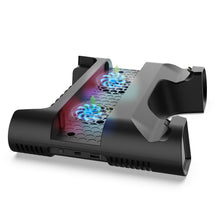Заредете изображение във визуализатора на галерията – Dobe multifunctional cooling pad for PS4 black (TP4-0406) - TopMag
