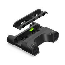 Заредете изображение във визуализатора на галерията – Dobe multifunctional cooling pad for PS4 black (TP4-0406) - TopMag
