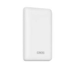 Заредете изображение във визуализатора на галерията – Duzzona magnetic powerbank 5000 mAh with wireless charging function (MagSafe, Qi) USB-C 20W white (W4) - TopMag
