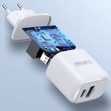 Заредете изображение във визуализатора на галерията – Duzzona 30W PD QC3.0 USB Type C / USB charger white (T2) - TopMag
