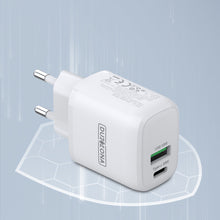 Заредете изображение във визуализатора на галерията – Duzzona 30W PD QC3.0 USB Type C / USB charger white (T2) - TopMag

