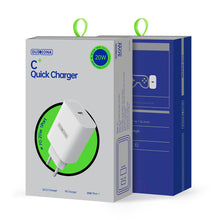 Заредете изображение във визуализатора на галерията – Duzzona 20W PD QC3.0 USB Type C charger white (T3) - TopMag
