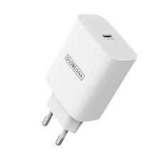 Заредете изображение във визуализатора на галерията – Duzzona 20W PD QC3.0 USB Type C charger white (T3) - TopMag
