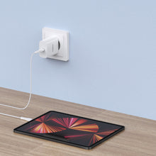 Заредете изображение във визуализатора на галерията – Duzzona 20W PD QC3.0 USB Type C charger white (T3) - TopMag
