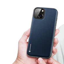 Заредете изображение във визуализатора на галерията – Dux Ducis Fino case cover nylon-covered iPhone 14 blue - TopMag
