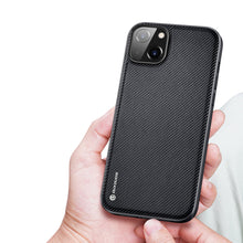 Заредете изображение във визуализатора на галерията – Dux Ducis Fino case cover nylon covered iPhone 14 Plus black - TopMag
