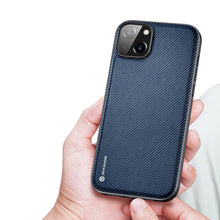 Заредете изображение във визуализатора на галерията – Dux Ducis Fino case cover iPhone 14 Plus blue nylon - TopMag
