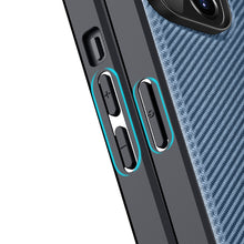 Заредете изображение във визуализатора на галерията – Dux Ducis Fino case cover iPhone 14 Plus blue nylon - TopMag
