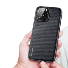 Заредете изображение във визуализатора на галерията – Dux Ducis Fino case cover made of nylon material iPhone 14 Pro Max black - TopMag
