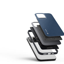 Заредете изображение във визуализатора на галерията – Dux Ducis Fino case cover iPhone 14 Pro Max blue nylon - TopMag

