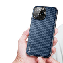 Заредете изображение във визуализатора на галерията – Dux Ducis Fino case cover iPhone 14 Pro Max blue nylon - TopMag
