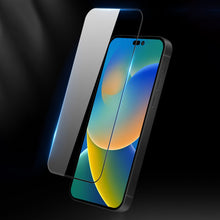 Заредете изображение във визуализатора на галерията – Dux Ducis 10D Tempered Glass Tough Screen Protector Full Coveraged with Frame for iPhone 14 Pro Max black (case friendly) - TopMag
