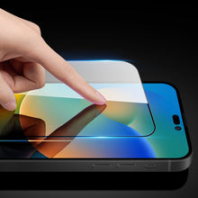 Заредете изображение във визуализатора на галерията – Dux Ducis 10D Tempered Glass Tough Screen Protector Full Coveraged with Frame for iPhone 14 Pro Max black (case friendly) - TopMag
