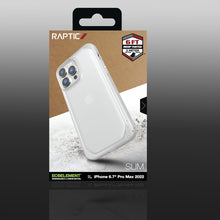 Заредете изображение във визуализатора на галерията – Raptic X-Doria Slim Case iPhone 14 Pro Max back cover transparent - TopMag
