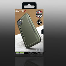 Заредете изображение във визуализатора на галерията – Raptic X-Doria Fort Case iPhone 14 Plus with MagSafe armored cover green - TopMag
