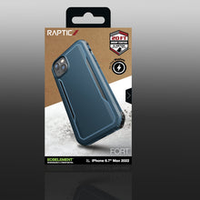 Заредете изображение във визуализатора на галерията – Raptic X-Doria Fort Case iPhone 14 Plus with MagSafe armored blue cover - TopMag
