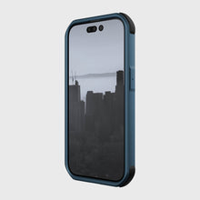 Заредете изображение във визуализатора на галерията – Raptic X-Doria Fort Case iPhone 14 Pro with MagSafe armored blue cover
