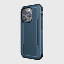 Заредете изображение във визуализатора на галерията – Raptic X-Doria Fort Case iPhone 14 Pro with MagSafe armored blue cover
