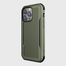 Заредете изображение във визуализатора на галерията – Raptic X-Doria Fort Case iPhone 14 Pro Max with MagSafe armored cover green - TopMag
