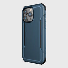 Заредете изображение във визуализатора на галерията – Raptic X-Doria Fort Case iPhone 14 Pro Max with MagSafe armored blue cover - TopMag
