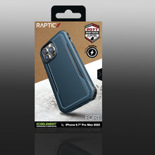 Заредете изображение във визуализатора на галерията – Raptic X-Doria Fort Case iPhone 14 Pro Max with MagSafe armored blue cover - TopMag
