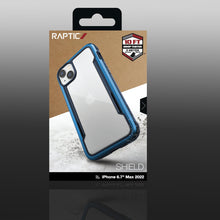 Заредете изображение във визуализатора на галерията – Raptic X-Doria Shield Case iPhone 14 Plus armored cover blue - TopMag
