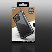 Заредете изображение във визуализатора на галерията – Raptic X-Doria Shield Case iPhone 14 Pro armored cover black - TopMag
