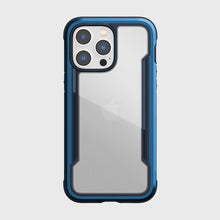 Заредете изображение във визуализатора на галерията – Raptic X-Doria Shield Case iPhone 14 Pro Max armored cover blue - TopMag
