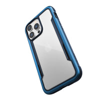 Заредете изображение във визуализатора на галерията – Raptic X-Doria Shield Case iPhone 14 Pro Max armored cover blue - TopMag
