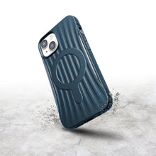 Заредете изображение във визуализатора на галерията – Raptic X-Doria Clutch Case iPhone 14 with MagSafe back cover blue - TopMag
