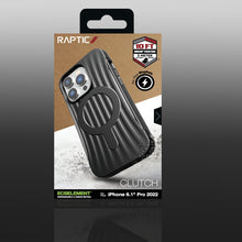 Заредете изображение във визуализатора на галерията – Raptic X-Doria Clutch Case iPhone 14 Pro with MagSafe back cover black - TopMag
