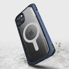Заредете изображение във визуализатора на галерията – Raptic X-Doria Secure Case iPhone 14 with MagSafe armored blue cover - TopMag
