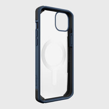 Заредете изображение във визуализатора на галерията – Raptic X-Doria Secure Case iPhone 14 with MagSafe armored blue cover - TopMag
